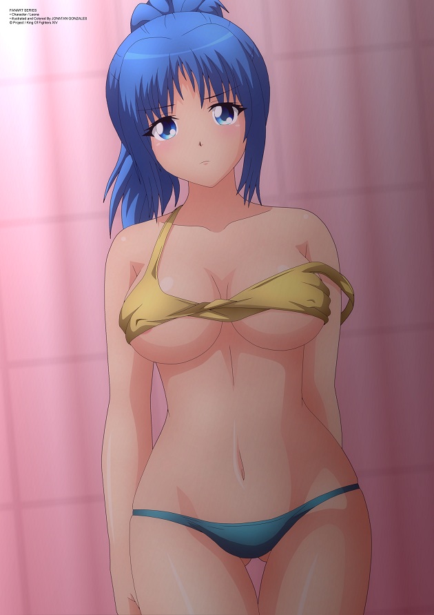 leona heidern (the king of fighters) drawn by zel-sama