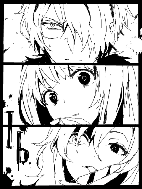 ib, mary, and garry (ib) drawn by arisaka_ako