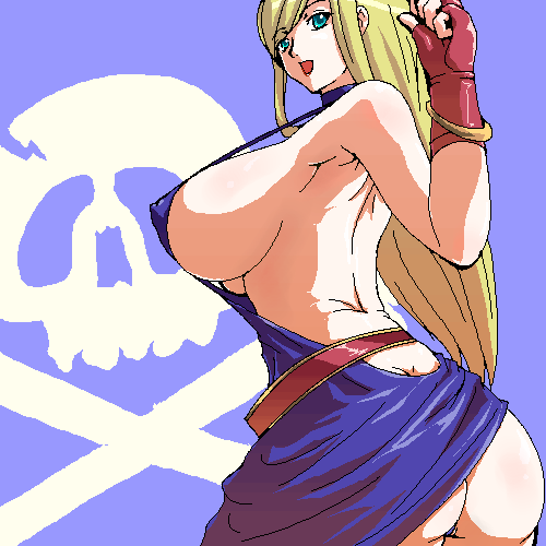 b. jenet (the king of fighters and 2 more) drawn by seji_(hornet)