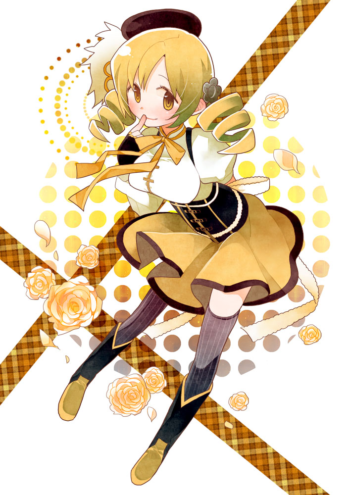 tomoe mami (mahou shoujo madoka magica) drawn by kashi-k