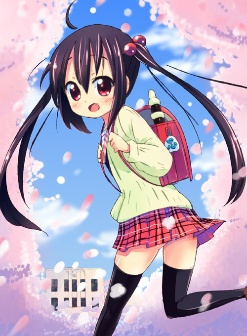 nakano azusa (k-on!) drawn by kurou_(quadruple_zero)