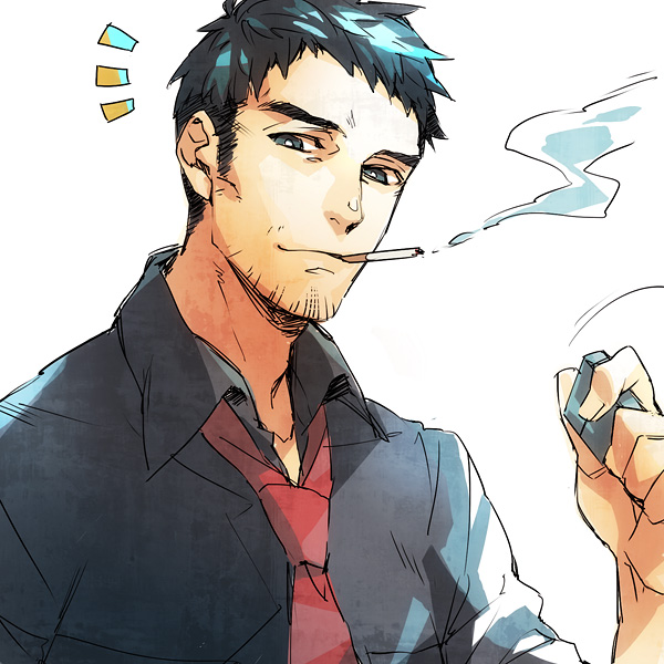 doujima ryoutarou (persona and 1 more) drawn by aqlism