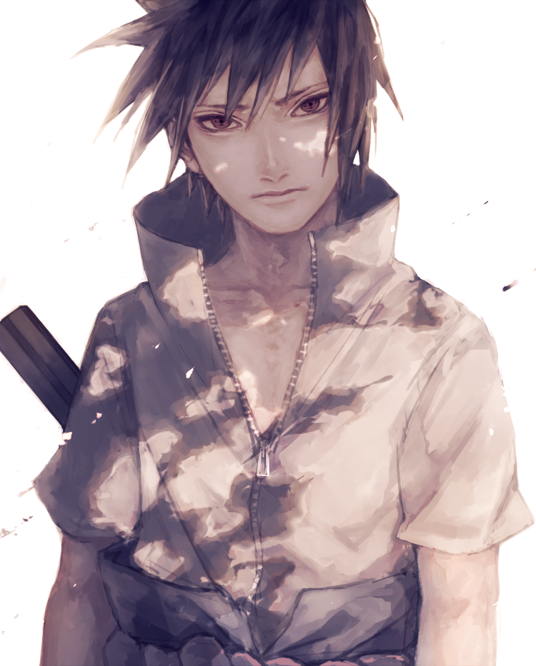 uchiha sasuke (naruto and 1 more) drawn by subuta_(butabutasubuta)
