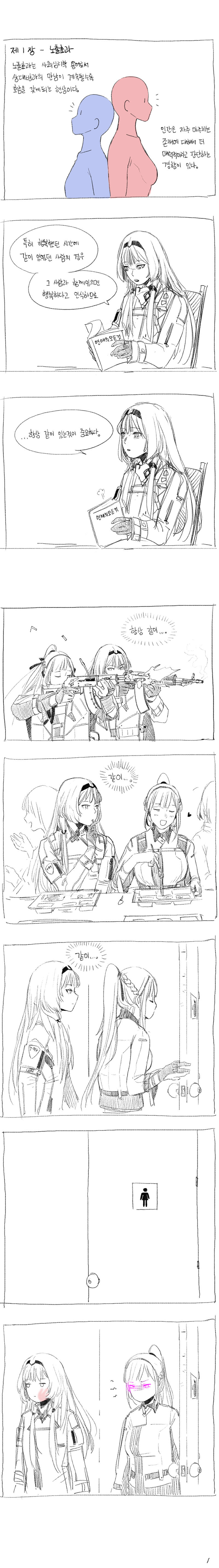 ak-12 and an-94 (girls' frontline) drawn by huqu