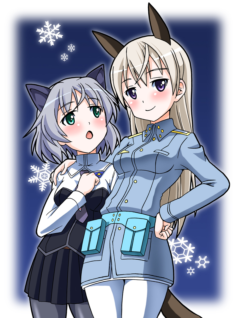 sanya v. litvyak and eila ilmatar juutilainen (world witches series and 1 more) drawn by doku_donguri