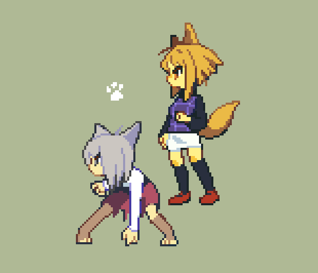 urotsuki and yomika (yume 2kki and 1 more) drawn by hrdrifter