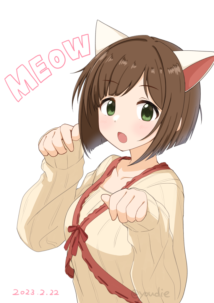 maekawa miku (idolmaster and 2 more) drawn by youdie