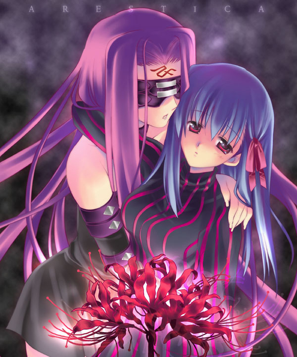 matou sakura, medusa, and dark sakura (fate and 1 more) drawn by ariko_youichi
