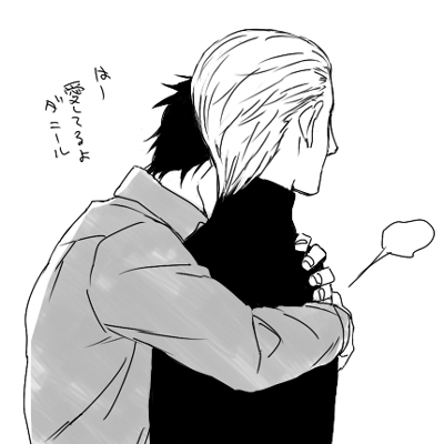 r daneel olivaw and elijah baley (the caves of steel) drawn by kurosuke_(nora)