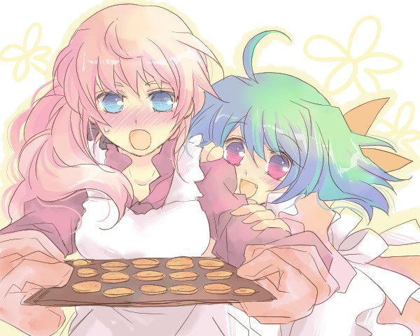 sheryl nome and ranka lee (macross and 1 more) drawn by amano