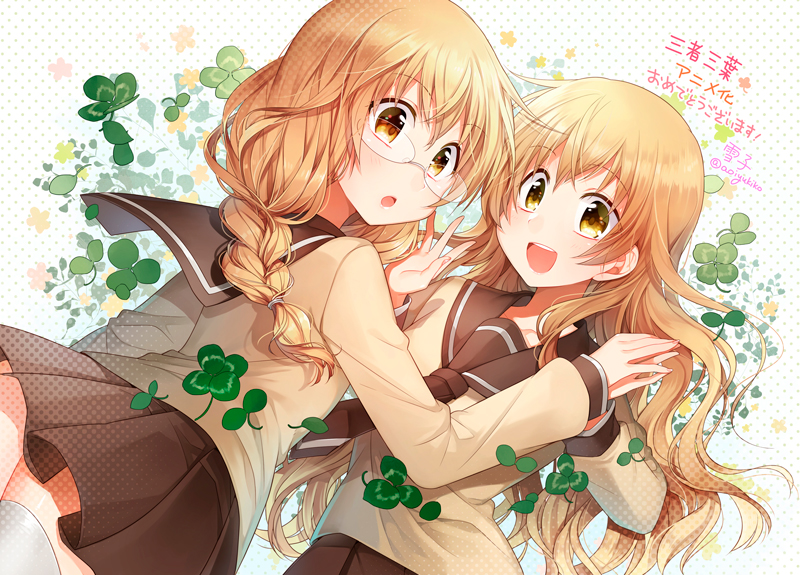 hayama teru and hayama kou (sansha san'you) drawn by yukiko_(tesseract)