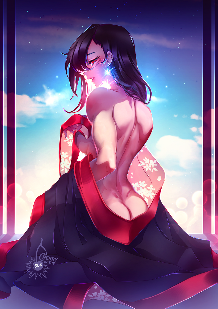 tifa lockhart (final fantasy and 2 more) drawn by cherry_in_the_sun