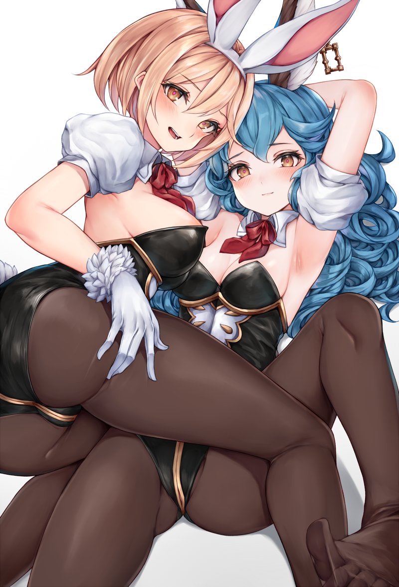 djeeta and ferry (granblue fantasy) drawn by snm_(sunimi)