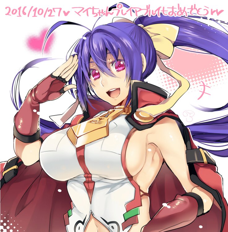 mai natsume (blazblue and 2 more) drawn by uzukinoko
