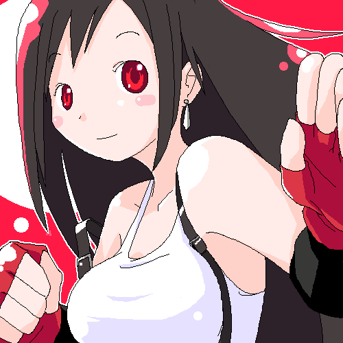 tifa lockhart (final fantasy and 1 more) drawn by shiba_yuusuke