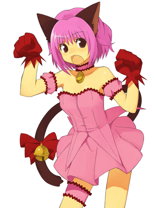 momomiya ichigo and mew ichigo (tokyo mew mew) drawn by kizaki_(volvox)