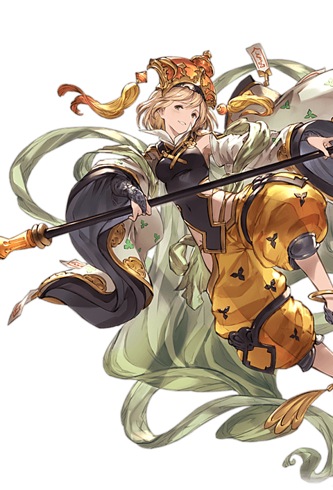 djeeta and apsaras (granblue fantasy) drawn by minaba_hideo