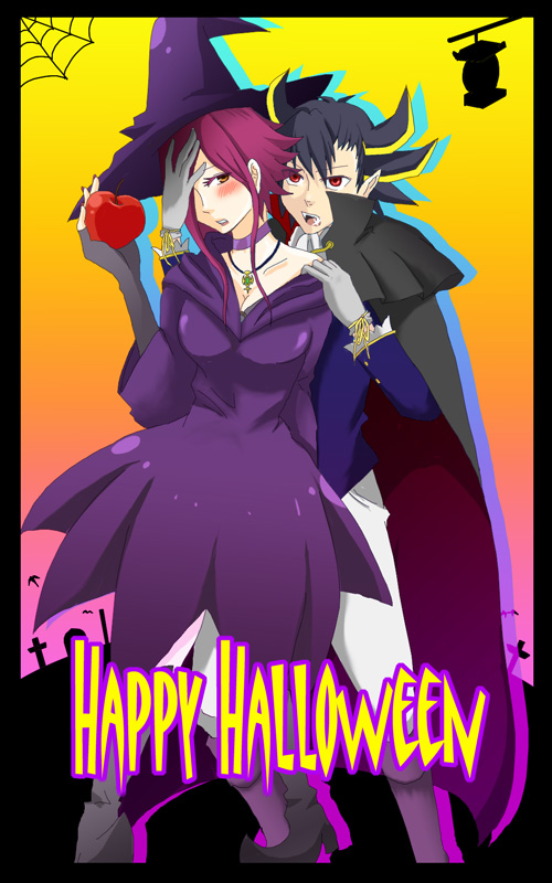 fudo yusei and izayoi aki (yu-gi-oh! and 1 more) drawn by payana