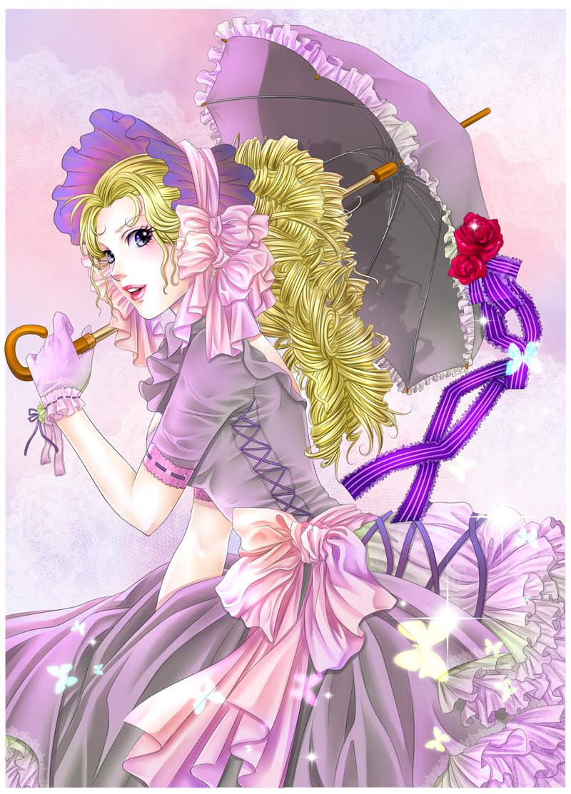 marie antoinette (versailles no bara) drawn by tamari_(flawless)