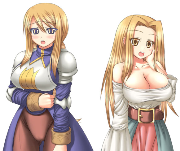 agrias oaks and reis duelar (final fantasy and 1 more) drawn by morimoto_kiyona