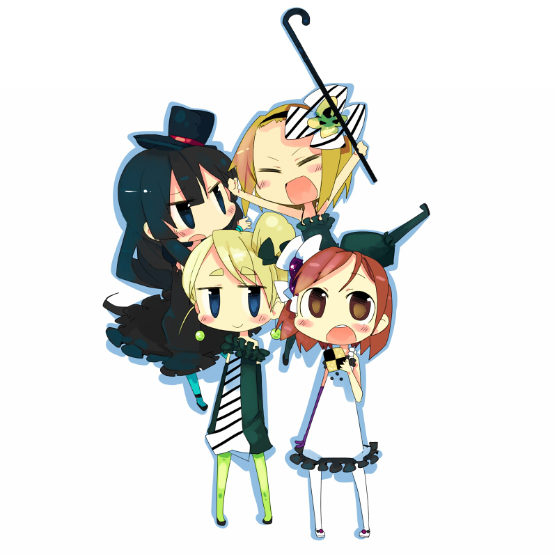 akiyama mio, hirasawa yui, tainaka ritsu, and kotobuki tsumugi (k-on!) drawn by kanikama