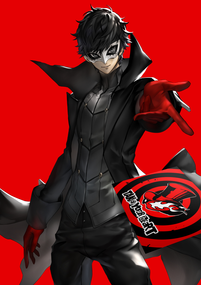 amamiya ren and joker (persona and 1 more) drawn by legacy_zechs