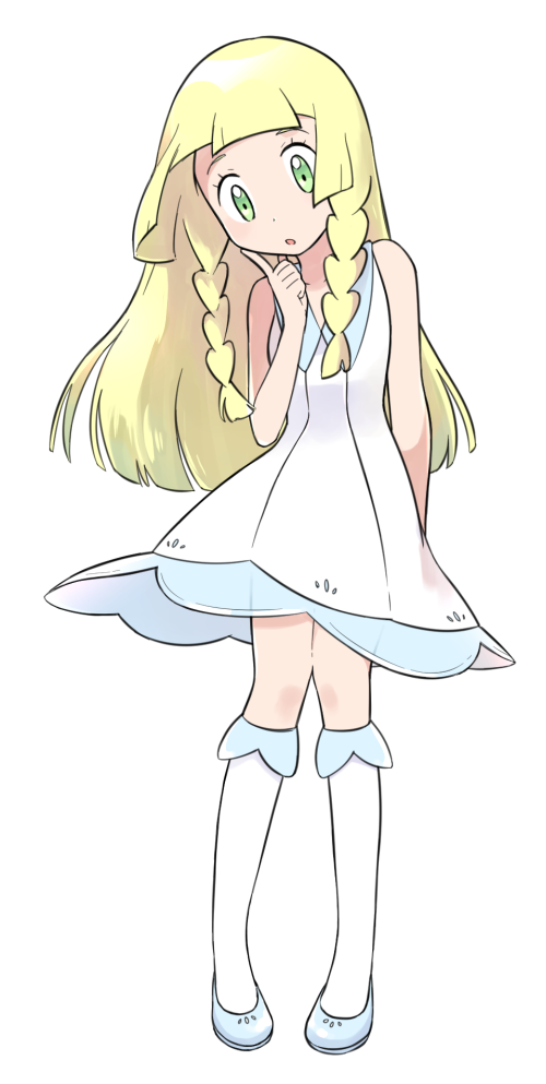 lillie (pokemon and 1 more) drawn by ame_(ame025)