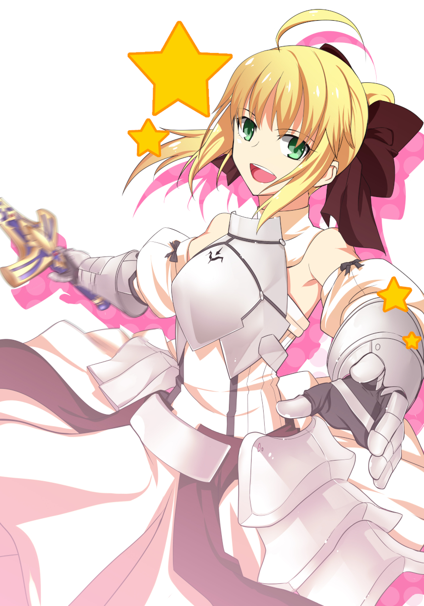 artoria pendragon and saber lily (fate and 1 more) drawn by samuraig