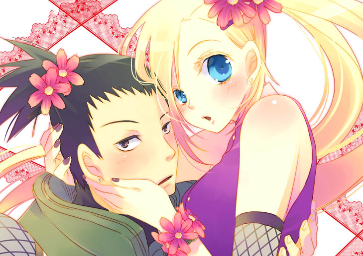 yamanaka ino and nara shikamaru (naruto) drawn by yoshizuna
