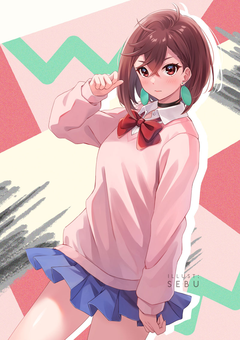 ayase momo (dandadan) drawn by sebu_illust