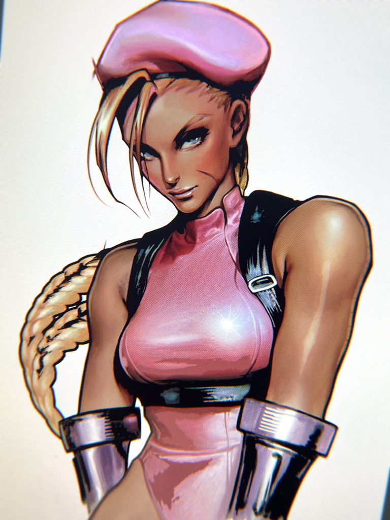 cammy white (street fighter and 2 more) drawn by oluyemiart