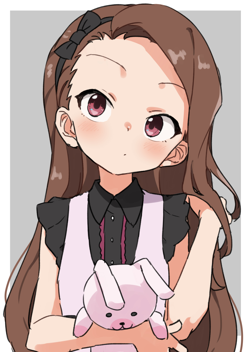 minase iori and usa-chan (idolmaster and 2 more) drawn by gazacy_(dai)