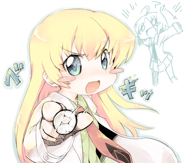 rebecca miyamoto and katagiri himeko (pani poni dash!) drawn by tefun_(tehun)