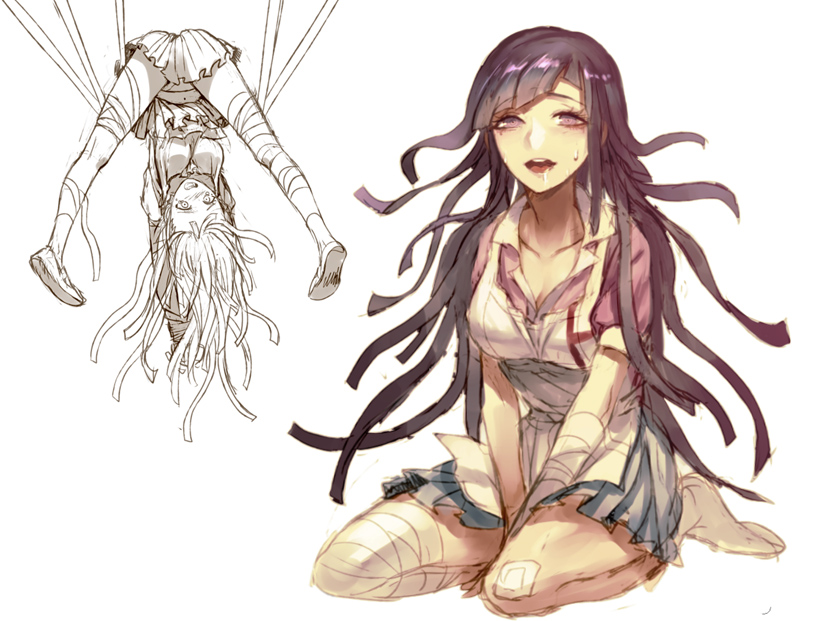 tsumiki mikan (danganronpa and 1 more) drawn by kokutan_kitsunen