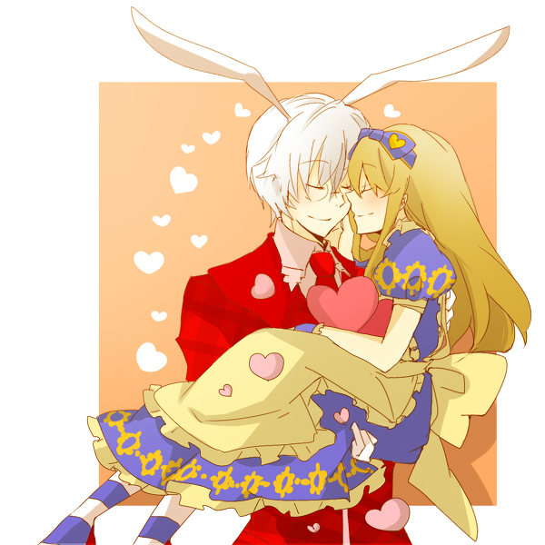 alice liddell and peter white (heart no kuni no alice) drawn by aine_(haibane)