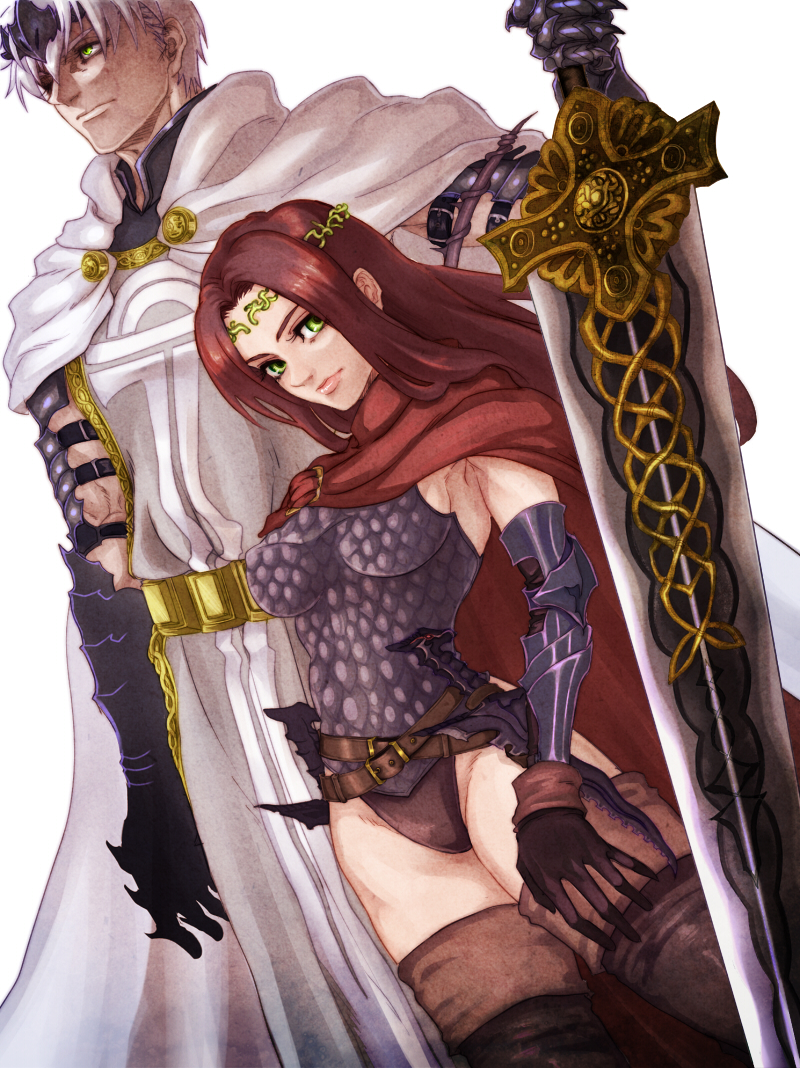 arisen and pawn (dragon's dogma) drawn by inuhiko_(istdog)