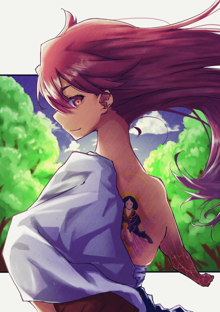 guanyin and sanaria ryuu lundberg (ninkyou tensei) drawn by tro_illust0821