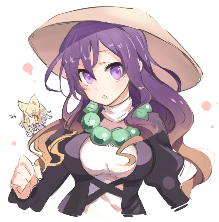 hijiri byakuren and toyosatomimi no miko (touhou) drawn by tori_(10ri)