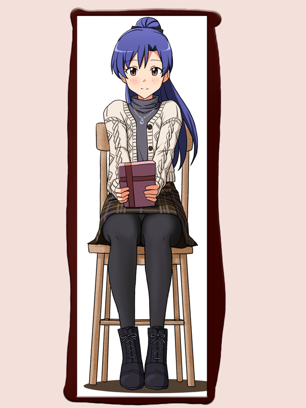 kisaragi chihaya (idolmaster and 2 more) drawn by lielos