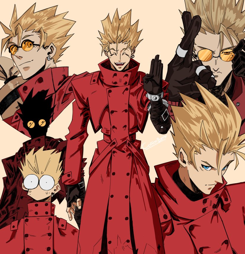 vash the stampede (trigun) drawn by coffee_borne