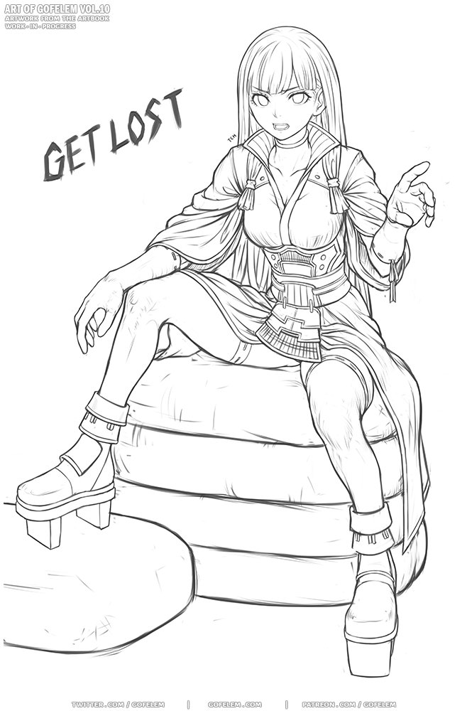 patroka (xenoblade chronicles and 1 more) drawn by gofelem