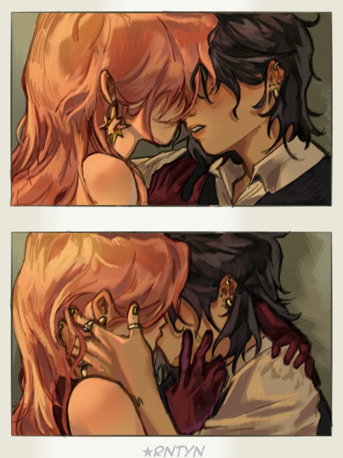 koga mitsuki and oosawa aya (kininatteru hito ga otoko ja nakatta) drawn by tarquilizer