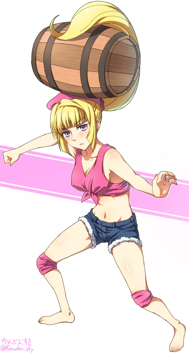 kudelia aina bernstein and dixie kong (gundam and 4 more) drawn by kanden_sky
