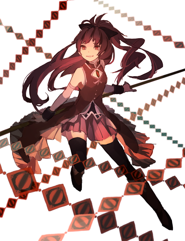 sakura kyoko (mahou shoujo madoka magica) drawn by lemontea