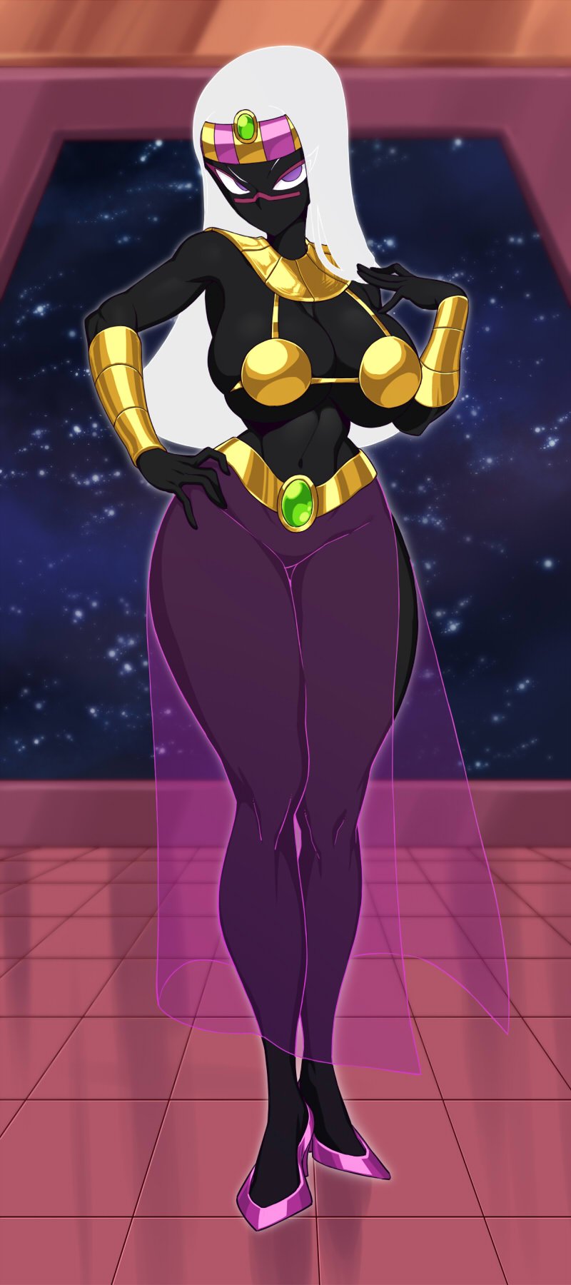 queen tyr'ahnee (looney tunes and 1 more) drawn by spacezin