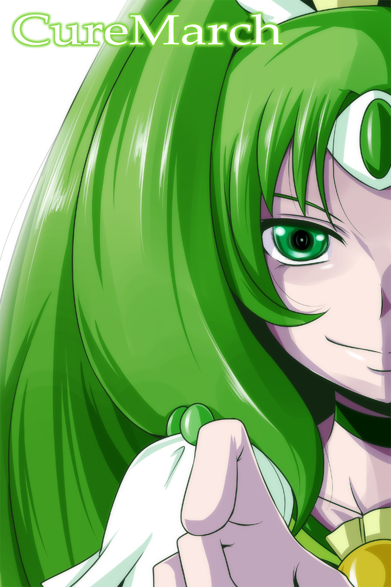 midorikawa nao and cure march (precure and 1 more) drawn by nishi_koutarou