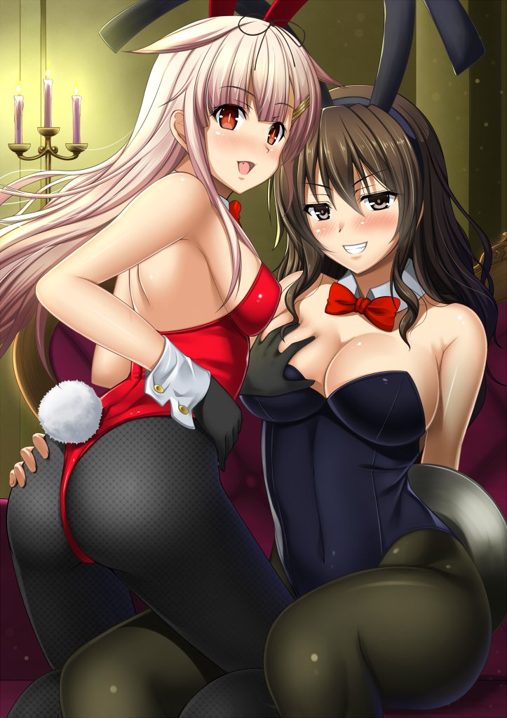 yuudachi, yuudachi kai ni, and ashigara (kantai collection) drawn by shibata_rai