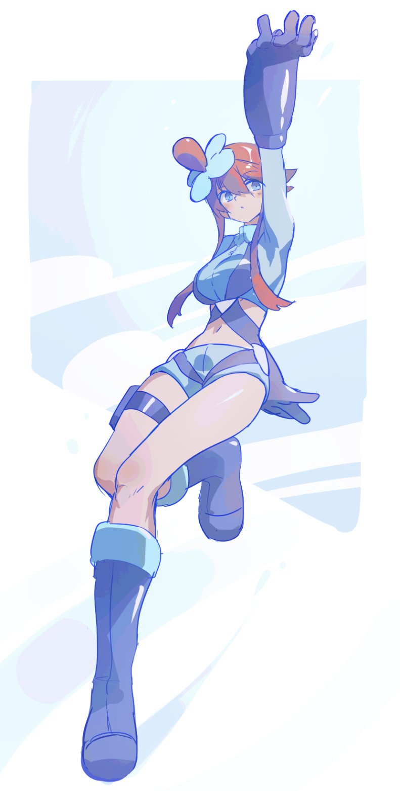 skyla (pokemon and 1 more) drawn by huanxiang_huifeng