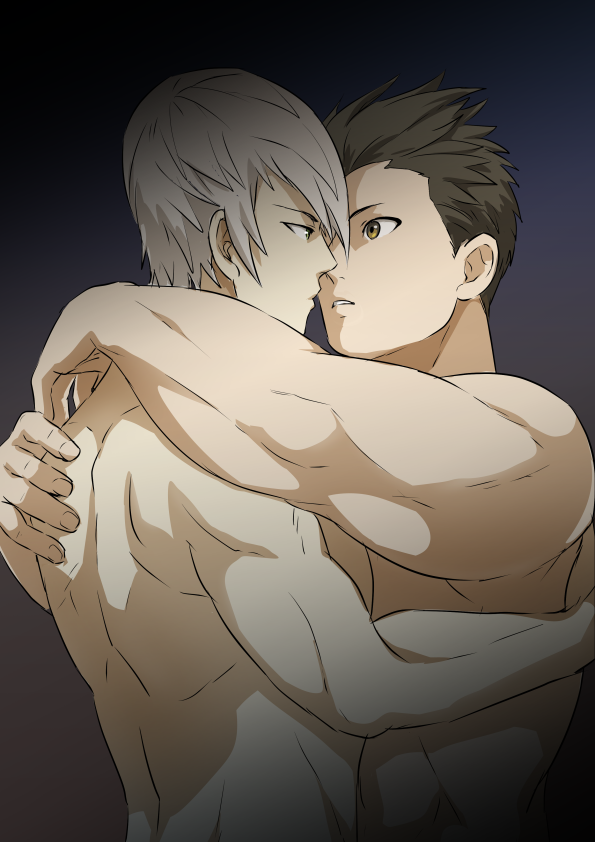 ishida mitsunari and tokugawa ieyasu (sengoku basara) drawn by jigoku_meguri