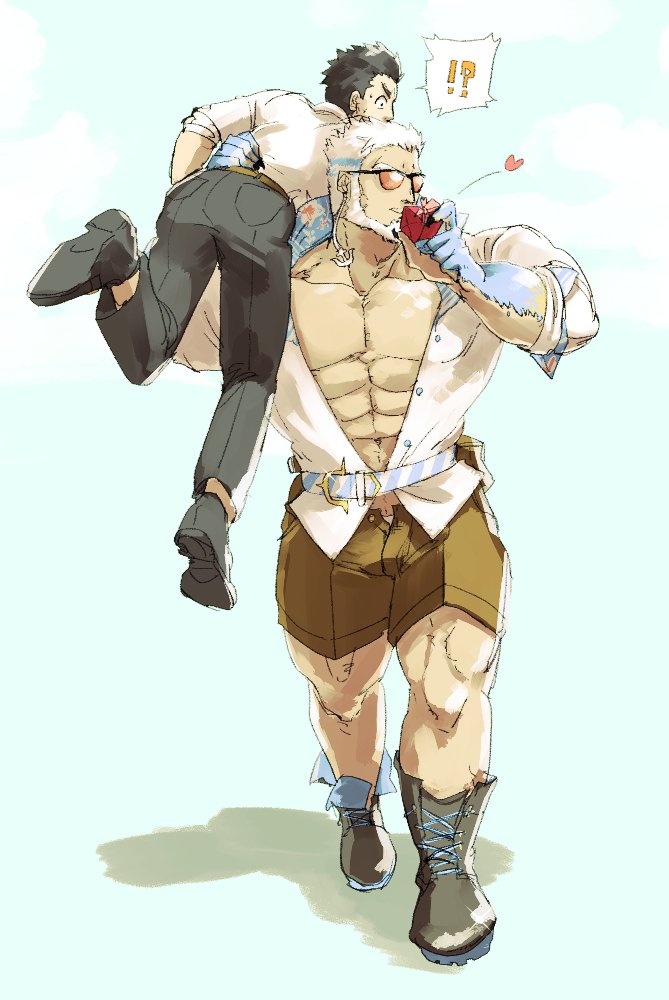 protagonist 3 and aegir (tokyo afterschool summoners)